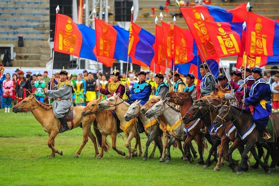 Đua ngựa tại Lễ hội Naadam