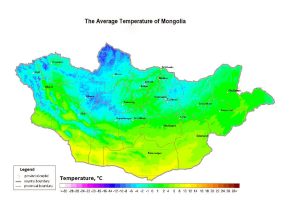 Khí hậu thời tiết bốn mùa ở Mông Cổ