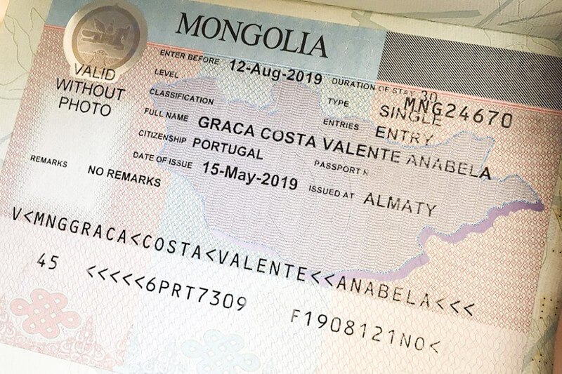 Visa Du Lịch Mông Cổ